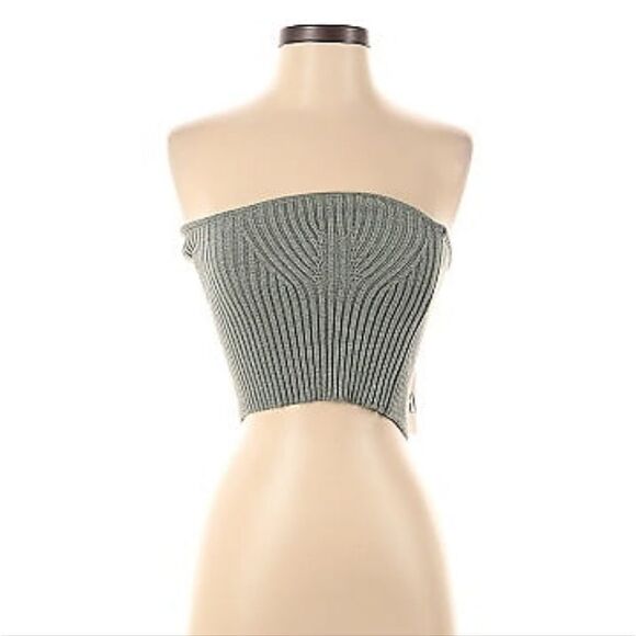Zara✨Tube Top Small Green - Picture 1 of 2